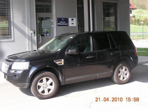 Zaseženi Land Rover